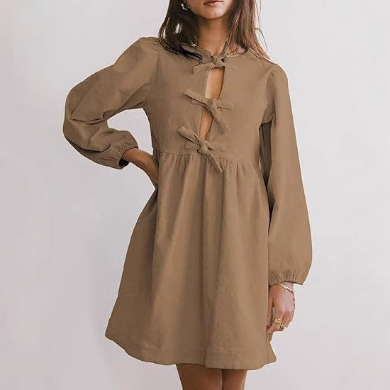 Long Sleeve Pocket Dress