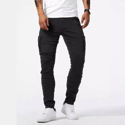 Casual Multi-Pocket Workwear Pants