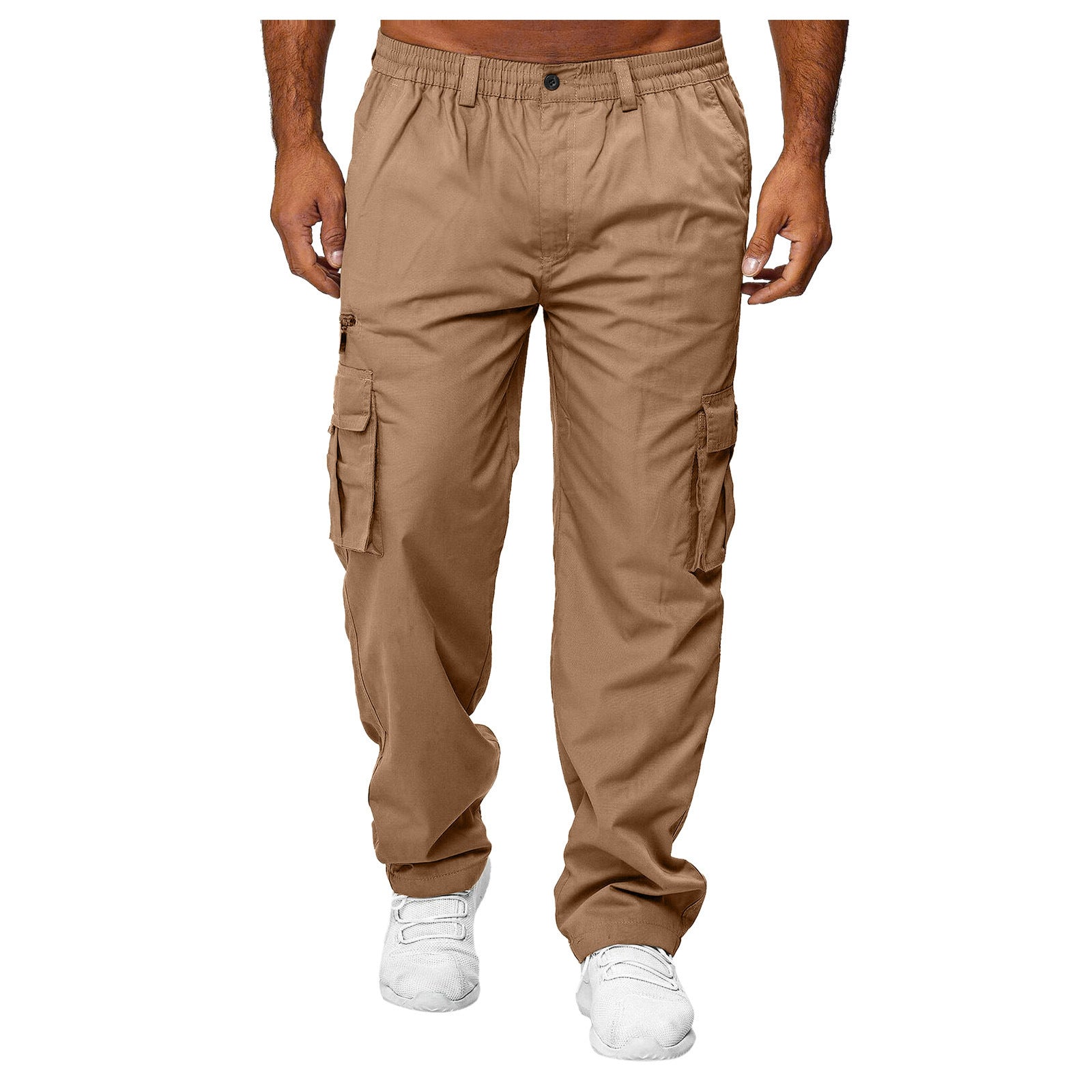 Multi-pocket Loose Straight Cargo Pants