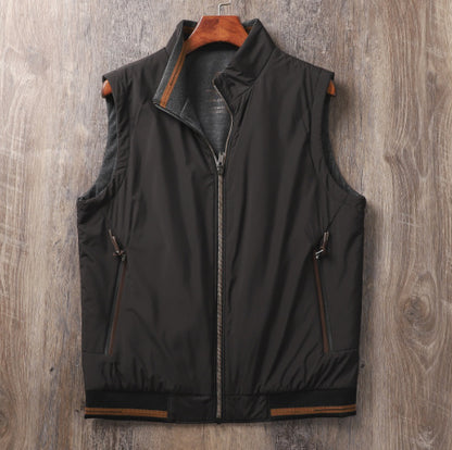 Double-sided Vest  Sleeveless Jacket