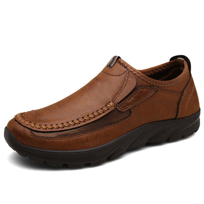 StrideMax Youth Men's Casual Leather Shoes