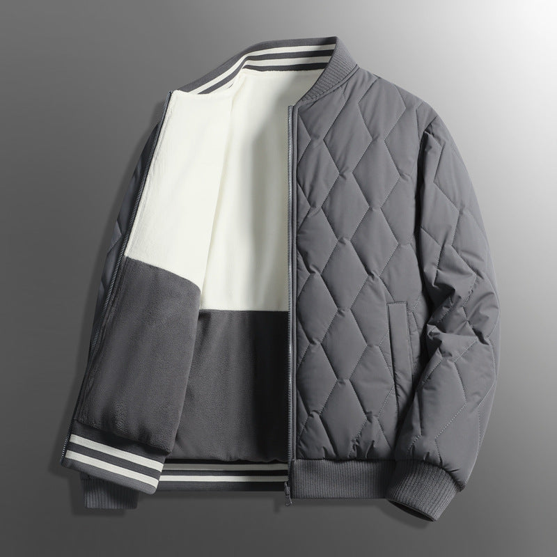 Reversible Cotton Baseball Jacket