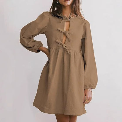 Long Sleeve Pocket Dress