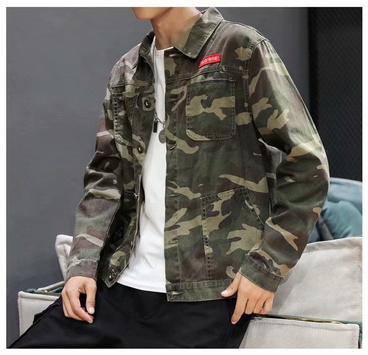 Camouflage Loose Men's Jacket