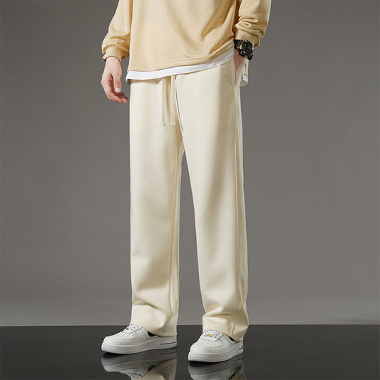 Flat-leg Casual Pants