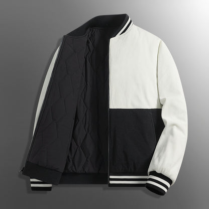 Reversible Cotton Baseball Jacket