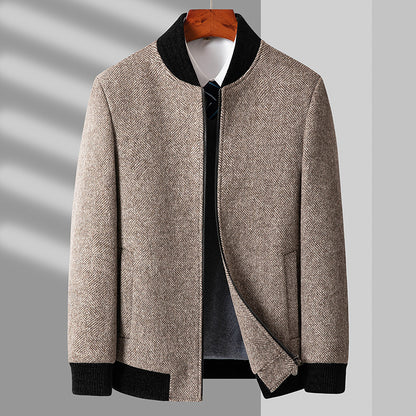 Woolen Jacket – Thickened & Zipper Closure