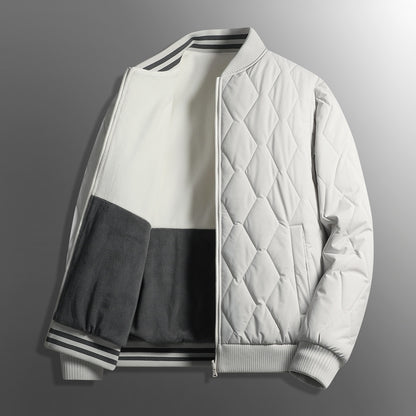 Reversible Cotton Baseball Jacket