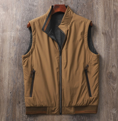 Double-sided Vest  Sleeveless Jacket