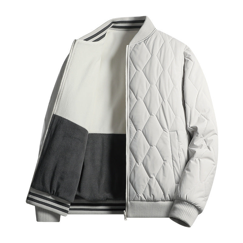 Reversible Cotton Baseball Jacket