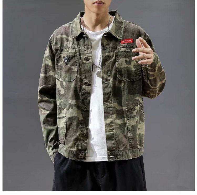 Camouflage Loose Men's Jacket