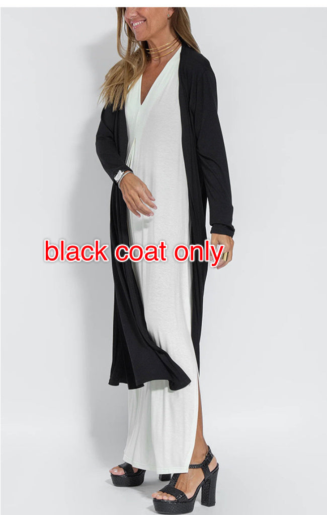 Long Cardigan Jacket Suit For Women