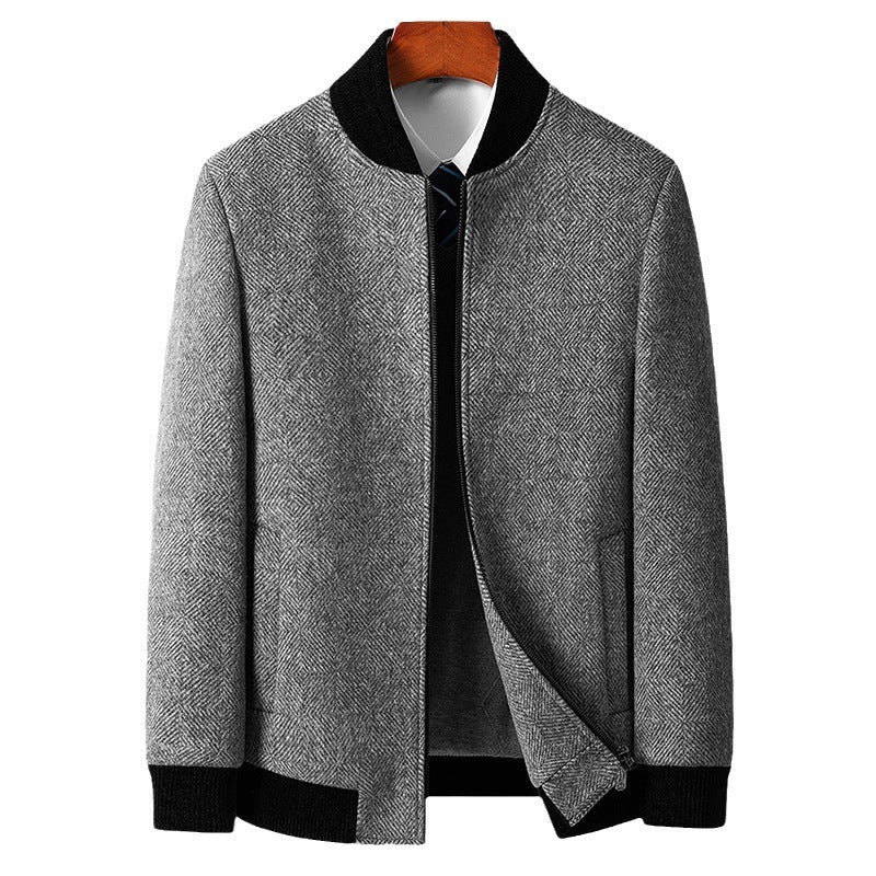 Woolen Jacket – Thickened & Zipper Closure