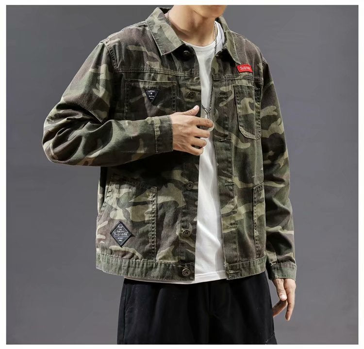 Camouflage Loose Men's Jacket