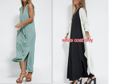 Long Cardigan Jacket Suit For Women