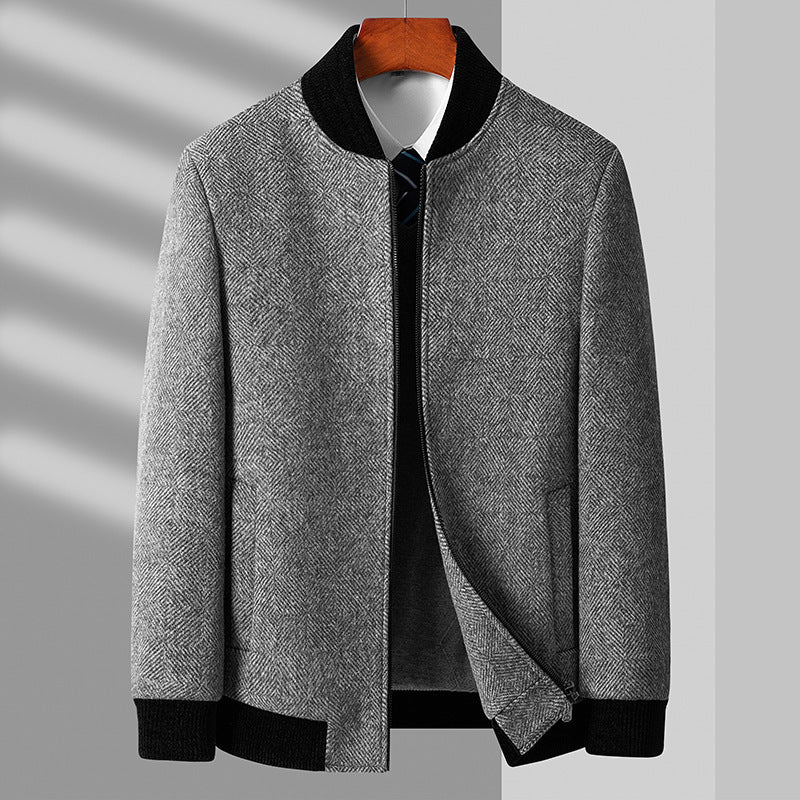 Woolen Jacket – Thickened & Zipper Closure