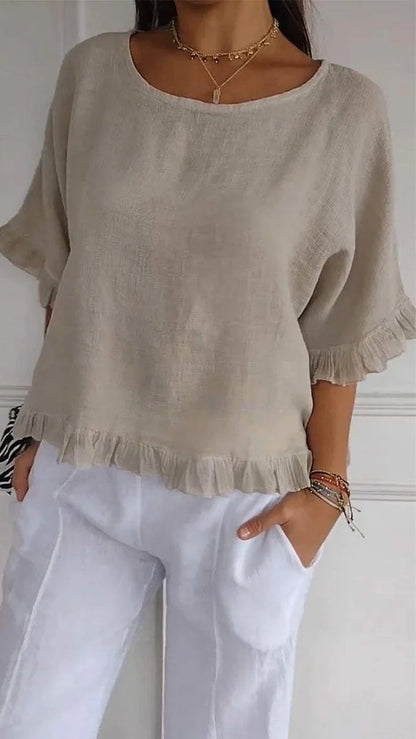 Hemp Cotton Pullover Top