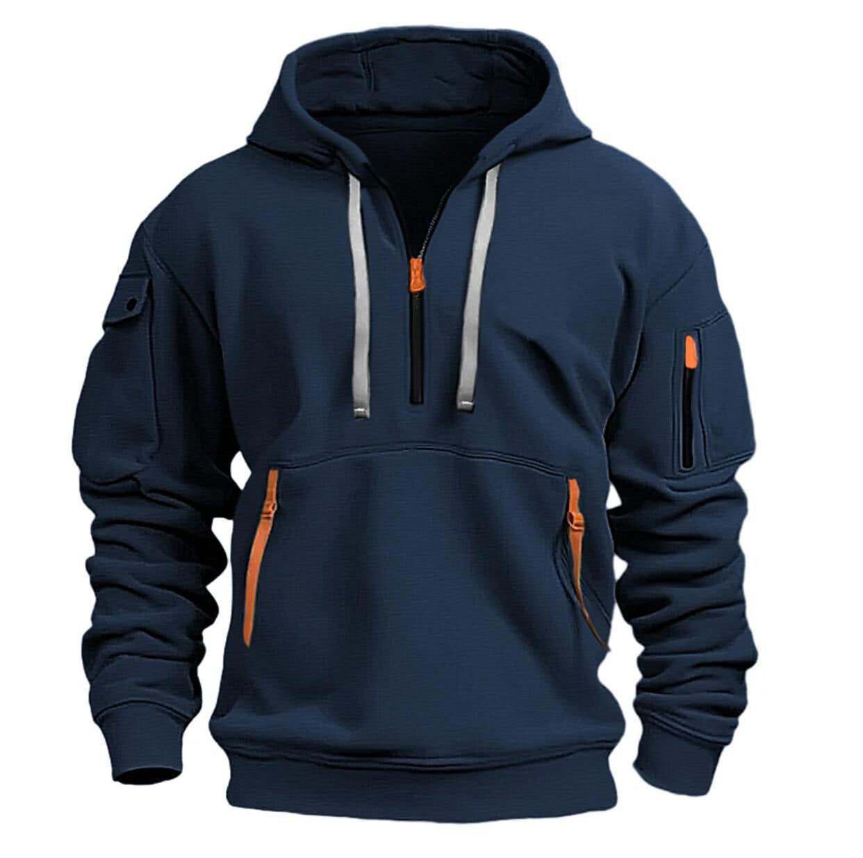 Dropped Shoulder Hooded Sweatshirt