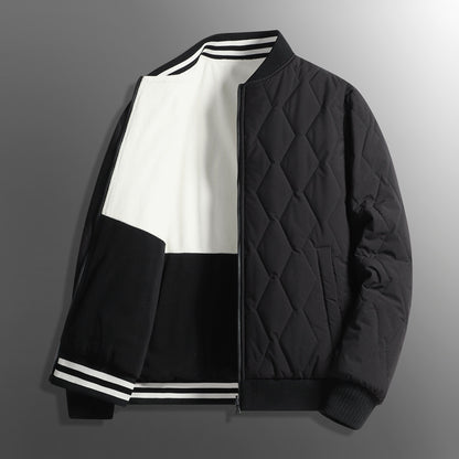 Reversible Cotton Baseball Jacket