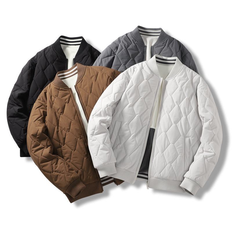 Reversible Cotton Baseball Jacket